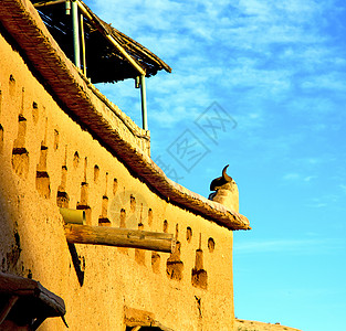 在摩洛科古老的交汇和喜喜中 非洲云植物全景古堡旅行国家城堡农村天气村庄戏剧性图片