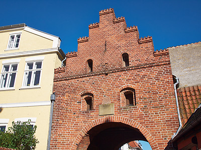 在丹麦传统历史地标假期建筑历史性石头文化港口城市图片