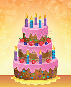 生日蛋糕主题图5图片