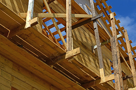 木制房屋的建造财产住房屋顶框架抵押天花板桁架项目天空住宅图片