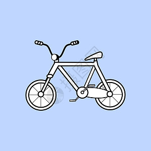 儿童自行车车轮旅行白色车辆运动踏板活动旅游黑色运输图片