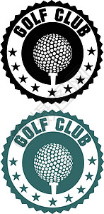 高尔夫俱乐部邮票图片