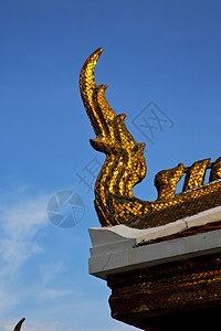 泰国神庙的黑龙巨龙图片