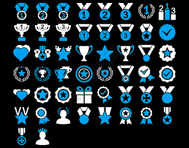 比赛和奖项图标金牌质量荣耀胜利一等奖奖章银牌铜牌星星冠军图片