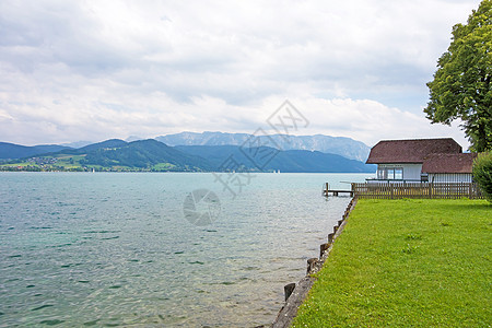 Atersee 亚特西绿色航行假期乡村森林土地高山环境生态山腰图片