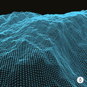 网格背景摘要 水面 矢量图协会运动插图推介会波浪状格子矩阵海浪海洋技术图片