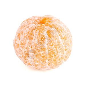 炼金或普通话热带橙子水果黄色宏观白色背景图片