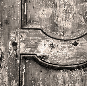 在意大利林和传统树木中的传统门 以及传统的T型国家装饰品指甲锁孔螺栓建筑学木头出口建筑房子图片