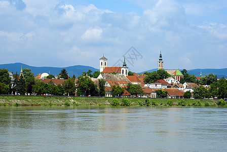 布达佩斯多瑙河谷St Andreas这个著名的浪漫村庄图片