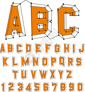 字母顺序设置 3d 矢量说明 设计元素文字英语收藏语言艺术拼写学习打字稿学校插图图片