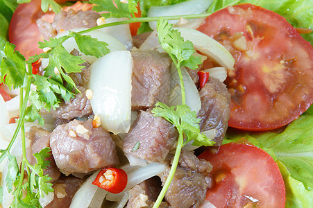 越南菜 奶油面包 牛肉美味美食蔬菜香料辣椒食物盘子营养沙拉食品图片