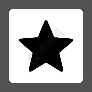 授奖按钮覆盖彩色集的恒星图标优胜者灰色胜利贴纸勋章质量五指星星评分字形图片