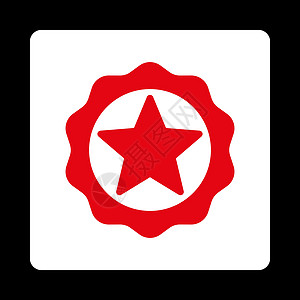 颁奖按钮覆盖彩色集的海豹图标贸易圆形白色勋章字形徽章正方形标签邮票黑色图片