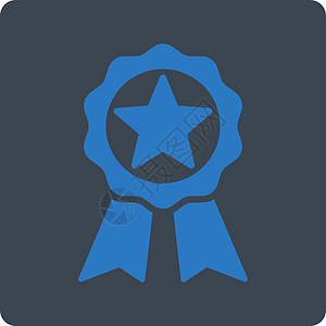 奖赏按钮覆盖彩色集的奖项图标勋章证书金子标签蓝色评分庆典海豹印章徽章图片