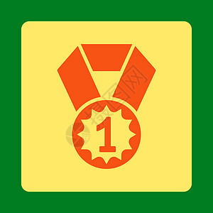 颁奖按钮覆盖颜色集的第一位图标金子评分锦标赛勋章冠军徽章邮票荣誉星星背景图片