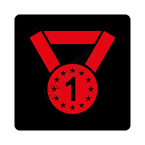 颁奖按钮覆盖彩色集的第一奖章图标冠军荣誉证书竞赛徽章字形星星领导者保修铜奖图片