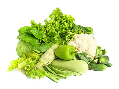 蔬菜堆辣椒食物胡椒绿色菜花营养沙拉黄瓜饮食壁球背景图片