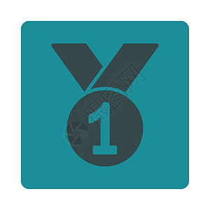 颁奖按钮覆盖彩色集成的金奖章图标领导者竞赛锦标赛成就标签勋章金子铜奖文凭保修图片