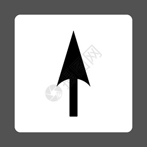箭头 Axis Y 平面黑白颜色指针坐标生长导航光标穿透力箭头轴图片