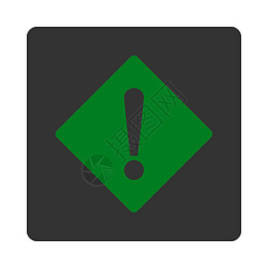 错误平开绿色和灰色折叠错误按键惊呼图标安全菱形事故失败感叹号冒险警告预防图片