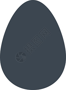 鸡蛋平平滑的蓝色图标食物数字细胞早餐形式字形图片