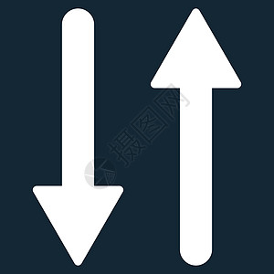交换垂直平面白颜色图标 V方法背景导航镜子光标深蓝色字拖倒置运动同步图片