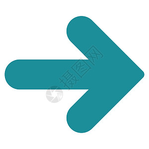 右箭头平平柔蓝色图标界面标签标记字形导航水平运动下载复选商业图片