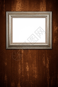旧图片框木头照片绘画墙纸房间摄影边界金属苦恼古董高清图片
