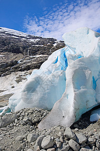 尼格斯布林冰川公园环境天空洞穴蓝色白色旅行岩石图片