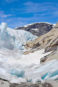 尼格斯布林冰川白色岩石旅行公园洞穴蓝色环境天空图片