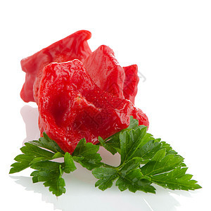 红胡椒闭合沙拉绿色文化饮食香肠烹饪美食红色白色辣椒图片