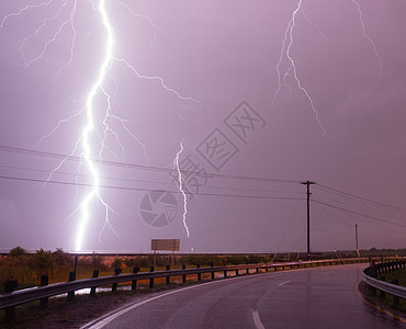 墨西哥湾大闪电博尔特打击暴风雨线路电气天空闪光力量风暴天气蓝色震惊建筑学图片