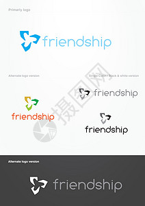 友谊徽标-有EPS格式图片