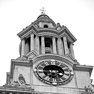英国古老建筑和风平土的隆登圣保罗大教堂首都棕褐色旅行纪念碑地标石头宗教圆顶教会大教堂图片