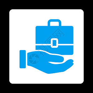 商业按钮覆盖颜色集的会计图标Name簿记案例汇款棕榈行李正方形公文包平衡银行业手提箱图片