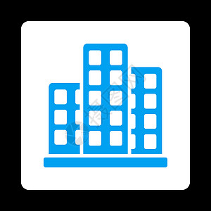 城市图标 来自商业按钮覆盖彩色集办公室城邦大都市建筑学圆形房子白色房地产村庄建筑物图片