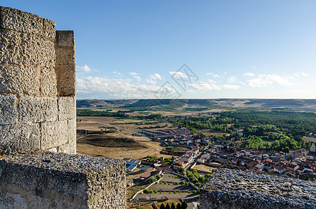 西班牙佩纳菲埃尔城堡石塔建筑学旅游历史性白色堡垒石头历史旅行入口建筑图片
