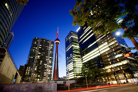 多伦多市摩天大楼市中心建筑学旅行建筑物风景天际城市天空景观图片