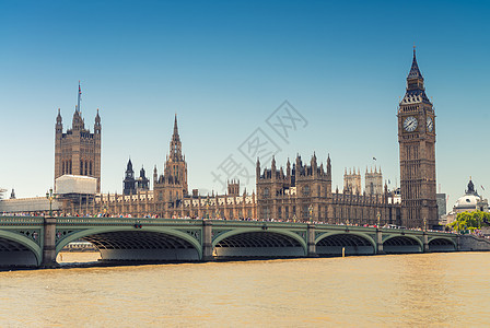 威斯敏斯特桥和议会大厦 伦敦图片