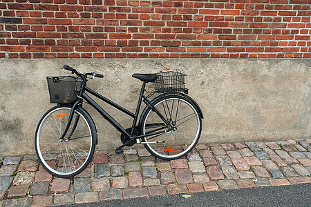 古典经典k自行车自行车篮子踏板古董休闲闲暇乡愁黑色运动运输图片