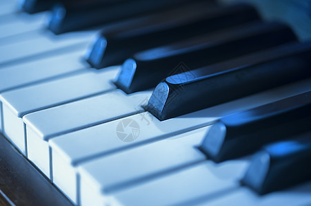 钢琴键制蓝图片
