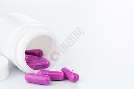 紫色药片 白底药瓶图片