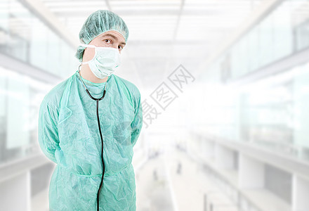医生保健学生白色黑色医疗成人护士冒充工作男人图片