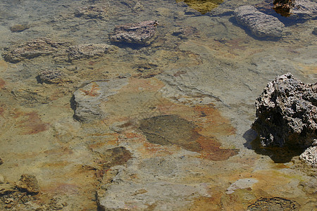 盐水湖天空荒野支撑吸引力国家山脉公园丘陵反射旅游图片