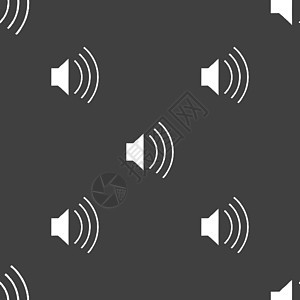 灰色背景上的无缝模式 矢量 X技术控制插图按钮音乐界面金属背景图片