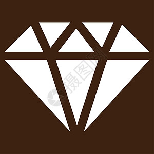 来自商业集的钻石图标透明度红宝石婚礼财富展示矿物水晶宝藏棕色珠宝图片
