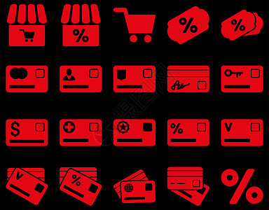 购物和银行卡图标标签储蓄贸易电子商务背景字形购物车支付降价商业图片