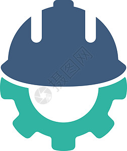从开发图标机器头盔承包商配置工业帽子建设者安全帽安全进步图片