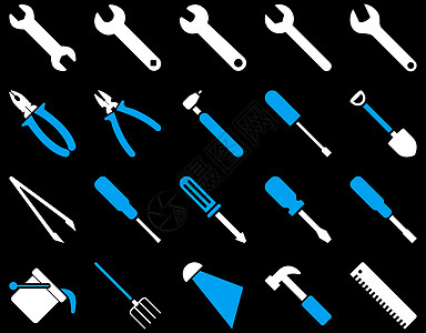 设备和工具 O背景雾化器锤子建造消毒刀具测量建筑工具字形牙科图片