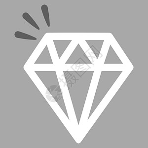 商业集的水晶图标宝石展示珠宝石头蓝宝石反射钻石质量火花银色图片